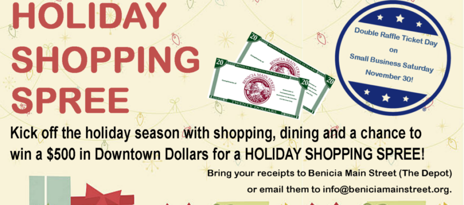 Holiday Shopping Spree Participant Poster 2024